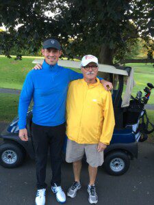 Zach Baron with RSDSA Executive Vice President and Director, Jim Broatch. This is a part of RSDSA's Longest Day of Golf