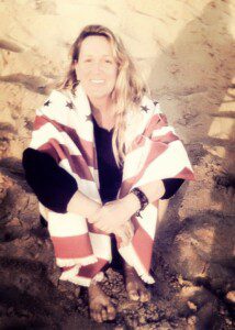 Judi Riley in the place that makes her the happiest despite CRPS RSD- the beach
