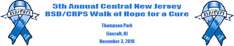 5th Annual Central NJ RSD/CRPS Walk of Hope for a Cure