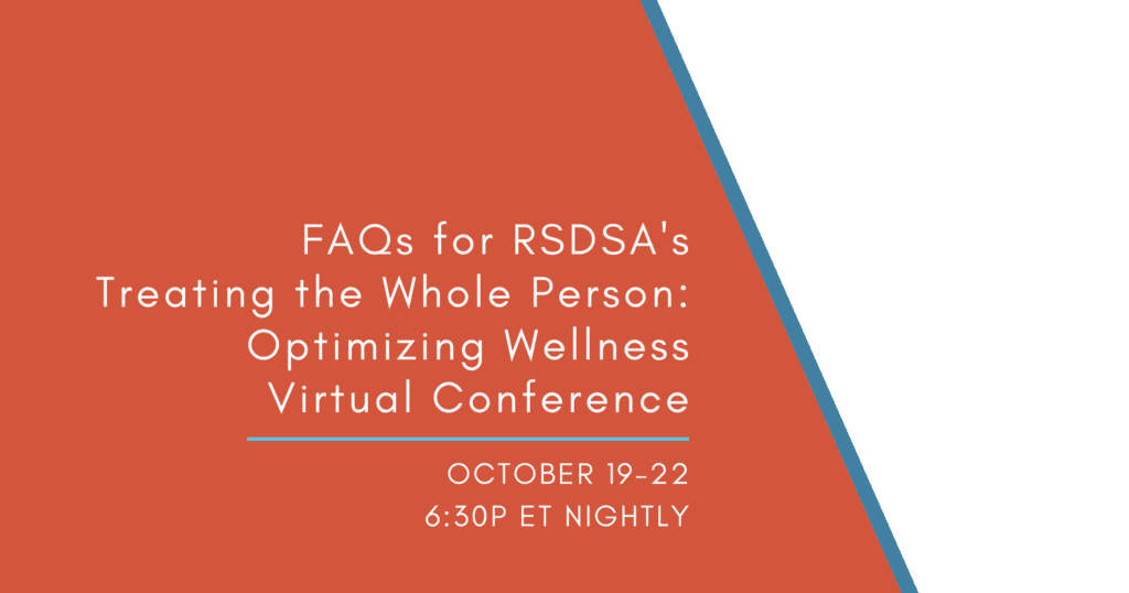 FAQs for RSDSA's Virtual Conference
